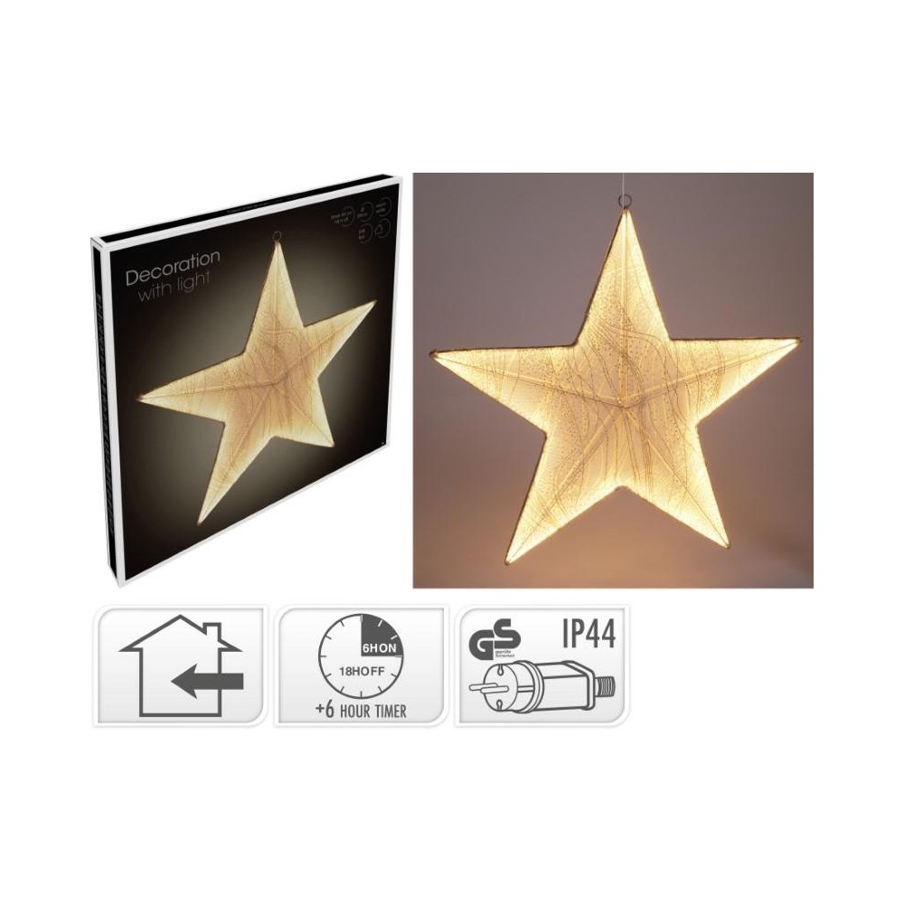 STELLA TESSUTO GLITTER 248 LED